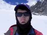 13 Jerome Ryan Crossing The East Rongbuk Glacier On The Way To Lhakpa Ri Camp I